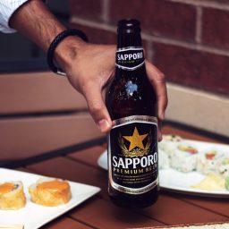 Nothing goes better with sushi than Sapporo